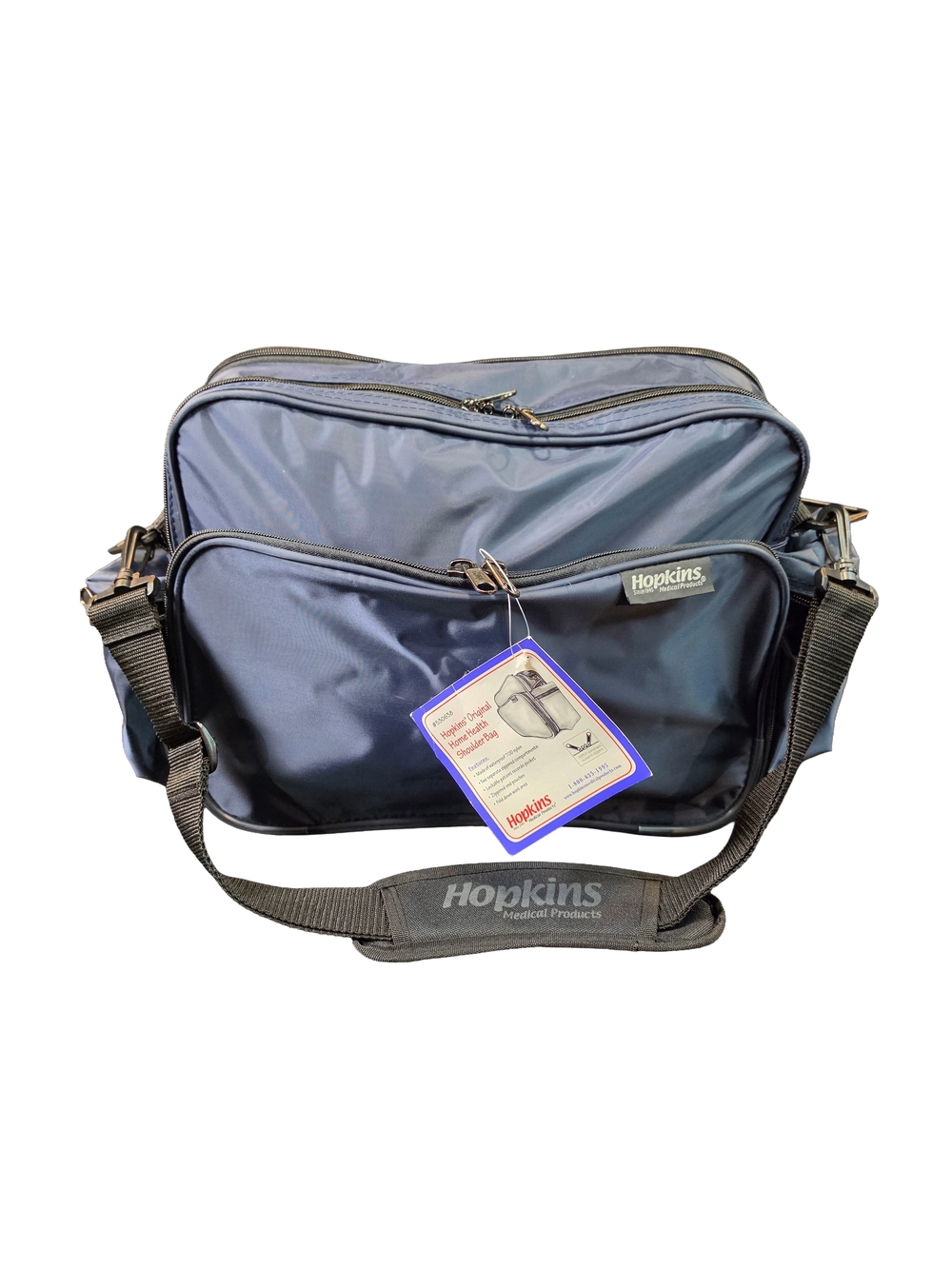 Hopkins Original Home Health Shoulder Bag #530638 Waterproof Medical Nurse Case